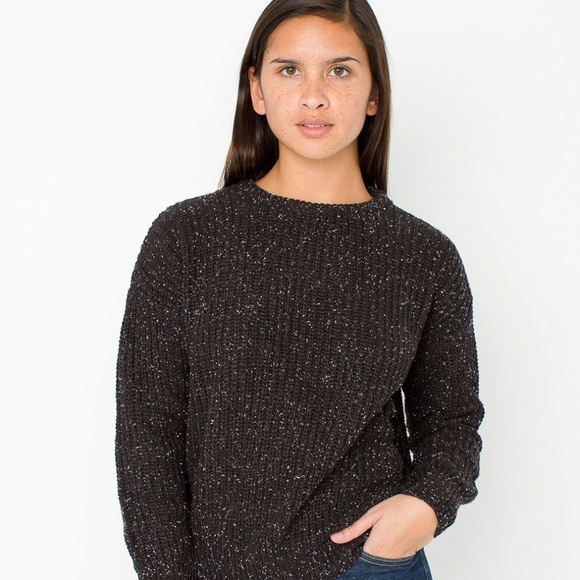 American Apparel Sweaters - American Apparel Fleck Unisx Fisherman Top Sweater